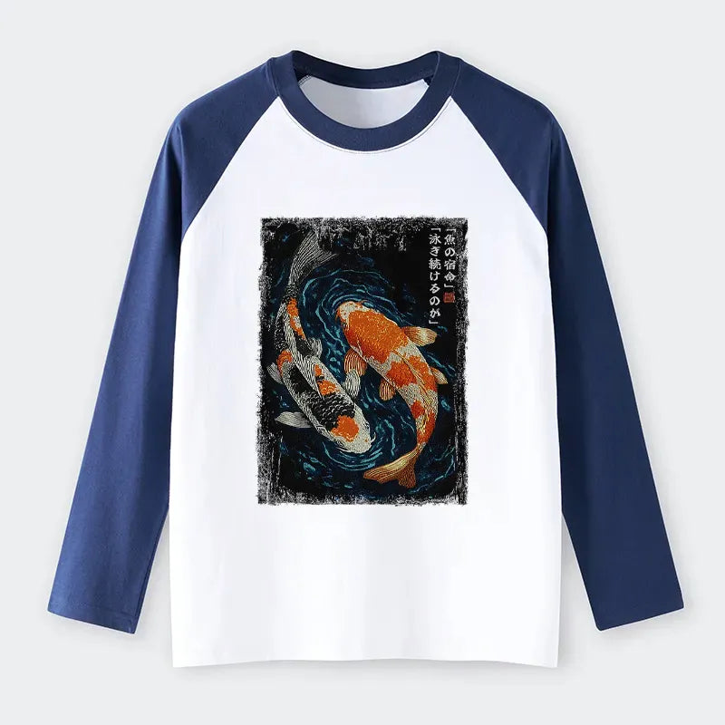 Retro Japanese Fish T-Shirt