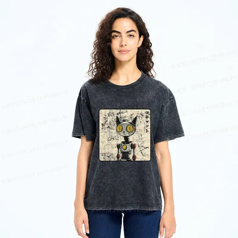 Vintage Ukiyo-e Cat Tee for Festival