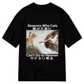 japanese naughty cat t-shirt for daily wear