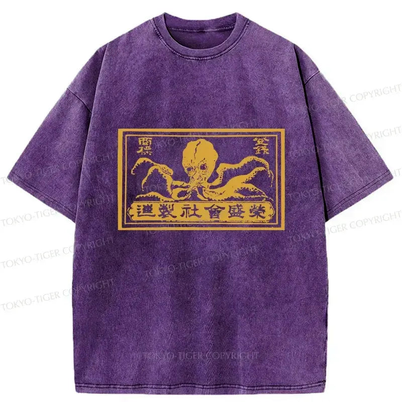 Kyoto Lion Octopus Shirt Free Shipping