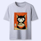 Unisex Classic Black Cat Tee for Anime Convention