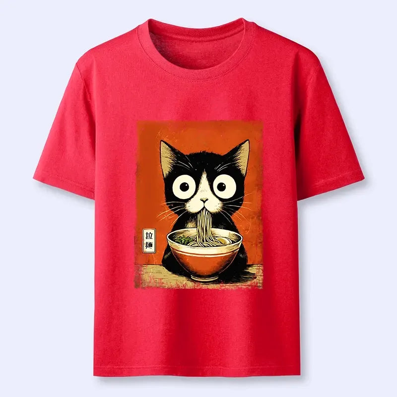 Kyoto-Lion Ramen Loving Black Cat Classic T-Shirt