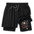 Samurai Cat Training Shorts Gift Idea