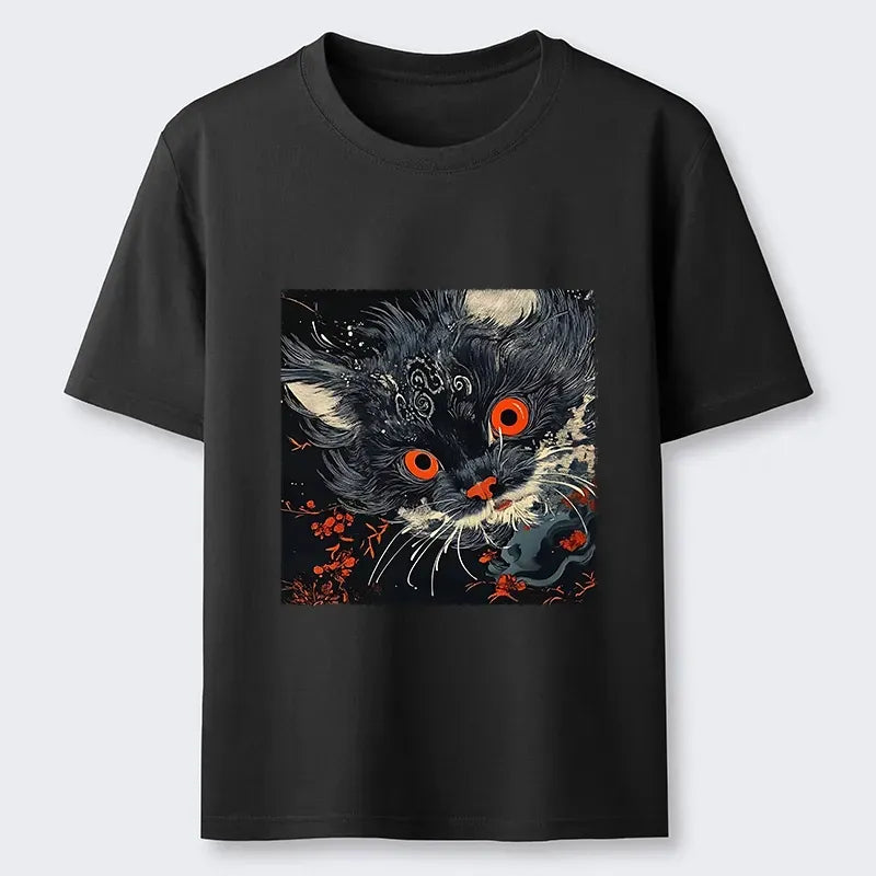 Japanese Oriental Print Tee with Free Shipping