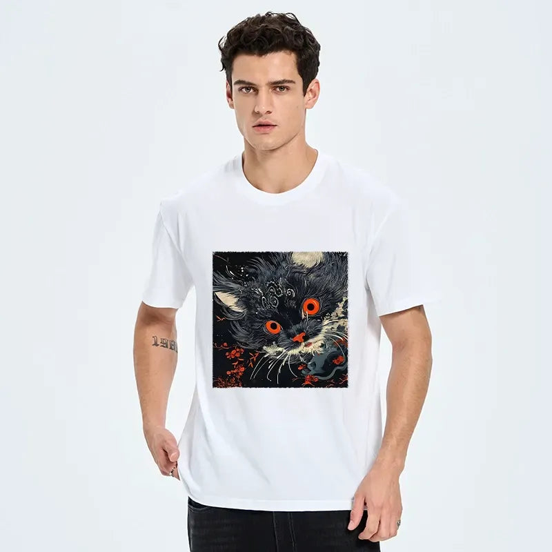 Japanese Oriental Print Tee with Free Shipping