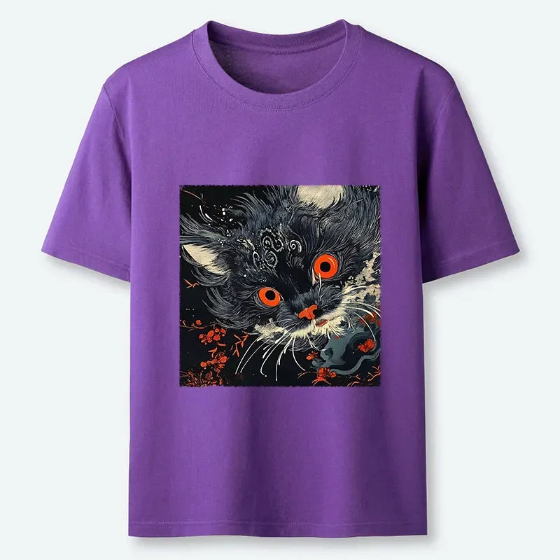 Japanese Oriental Print Tee with Free Shipping