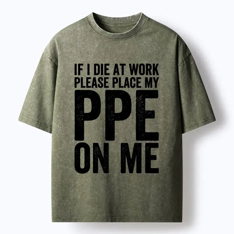 Kyoto-Lion PPE Funny Washed T-Shirt