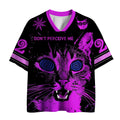 Kyoto-Lion Funny Trippy Cat Meme Mesh Jersey