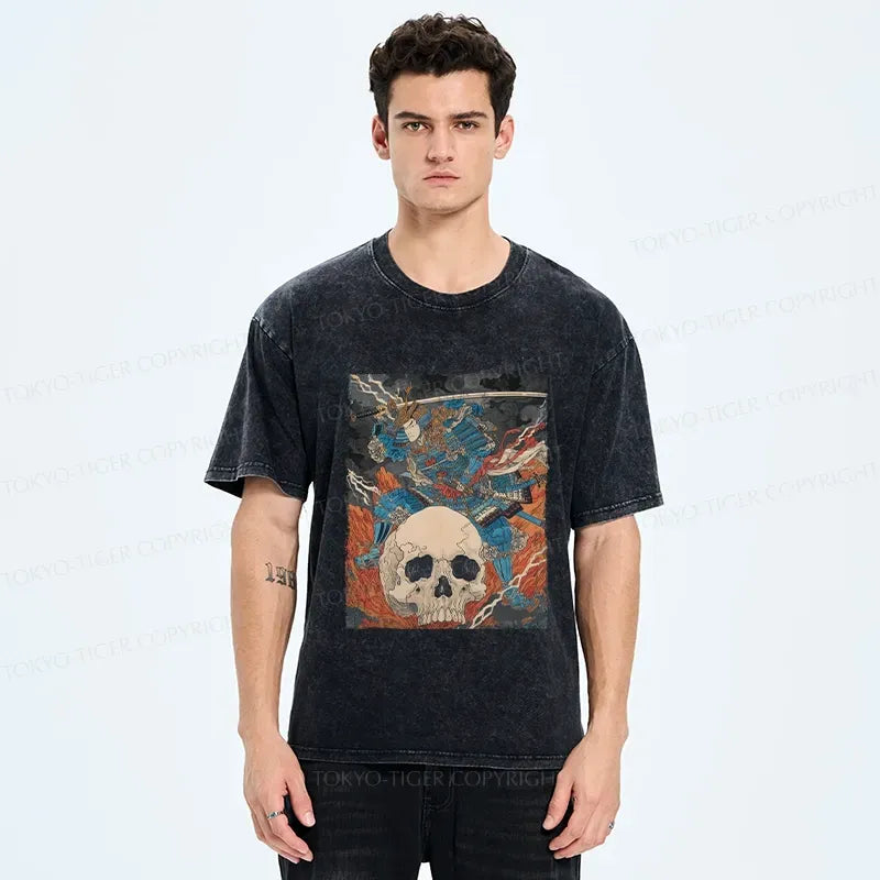 Japanese Ukiyo-e Samurai T-Shirt for Men