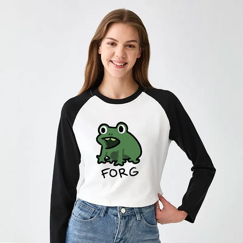 Women's Crop Raglan for Summer Sale