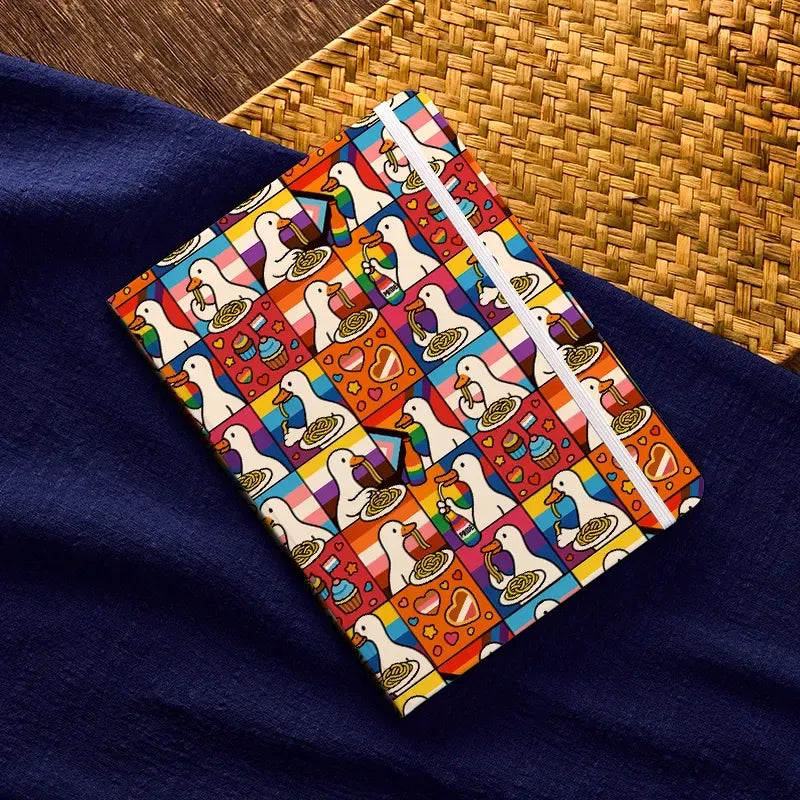 Meme Goose Eat Spaghetti Notebook