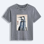 Sandhill Crane Vintage Washed T-Shirt Best Seller