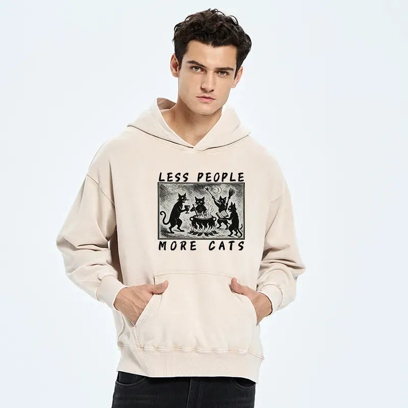 Kyoto-Lion Cat Sacrifice Ceremony Washed Hoodie