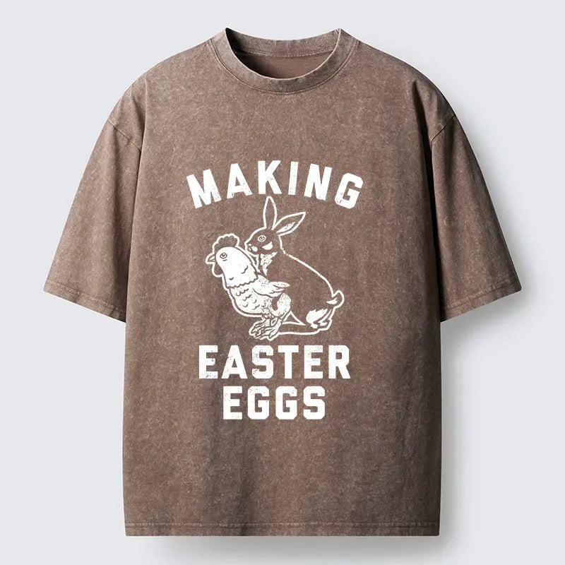 Japanese Vintage Washed T-Shirt for Daily Wear