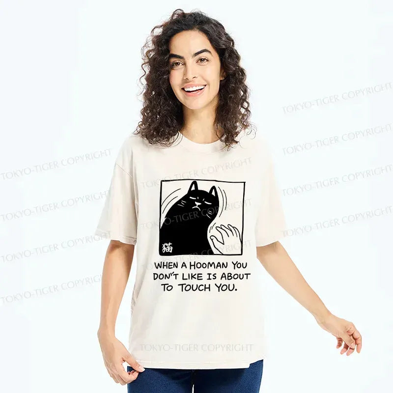 Japanese Cat T-Shirt for Streetwear