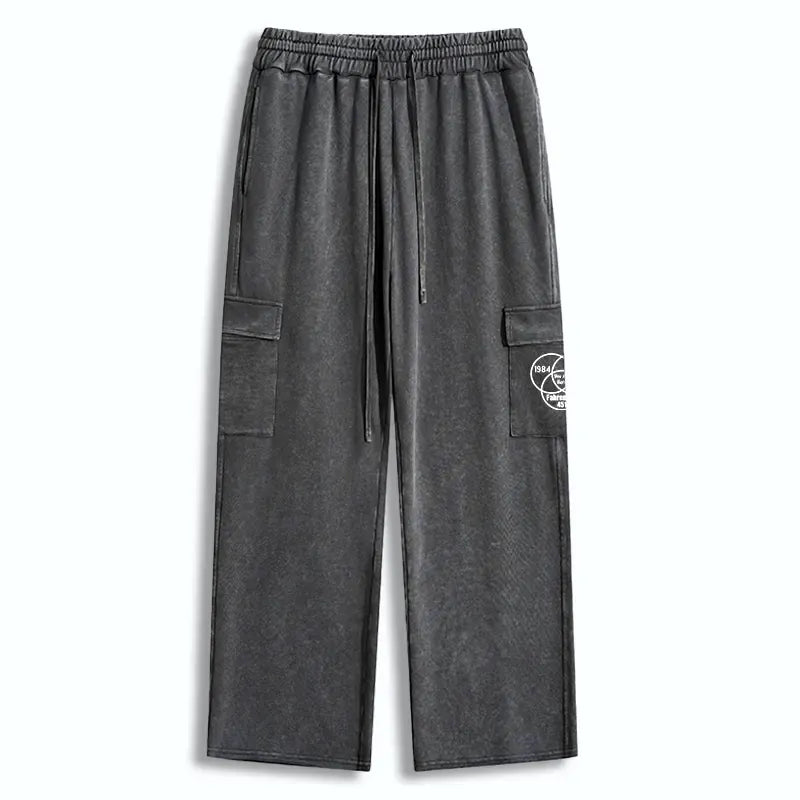 Kyoto-Lion Utility Sweatpants for Daily Wear