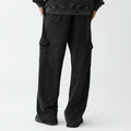 Kyoto-Lion Multidimensional Thinking And Rebellion Washed Utility Sweatpants