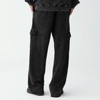 Kyoto-Lion Multidimensional Thinking And Rebellion Washed Utility Sweatpants