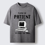 Japanese Vintage Washed T-Shirt for Daily Wear