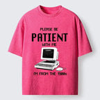 Japanese Vintage Washed T-Shirt for Daily Wear