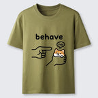 Kyoto-Lion Funny Shiba Refusing To Behave Classic T-Shirt