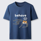 Shiba Refusing to Behave T-Shirt Gift Idea