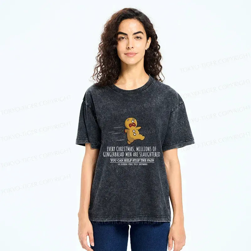 Japanese Vintage Washed T-Shirt for Summer