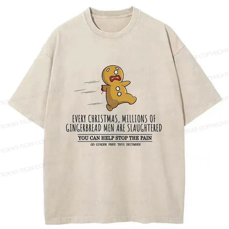 Gingerbread Man Unisex Tee Gift Idea