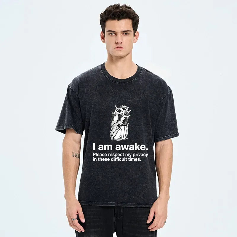 Japanese Retro Ukiyo-e Lion T-Shirt on Sale