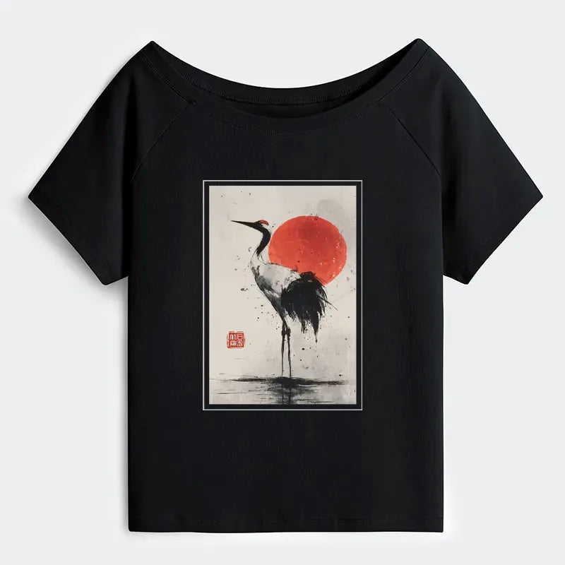 Vintage Japanese Crane Tee Limited Edition