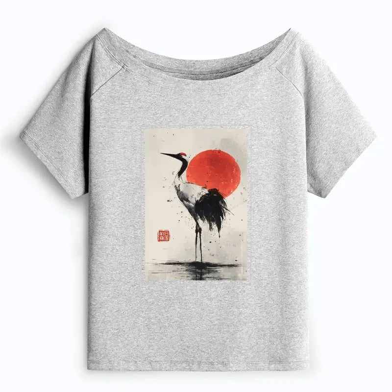 Retro Off Shoulder T-Shirt Best Seller