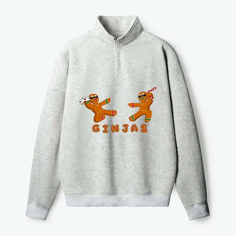 Japanese Ninja Fleece Sweatshirt for Daily Wear