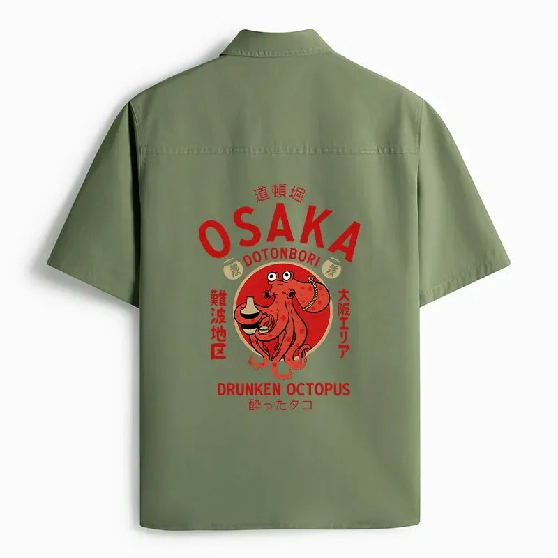 Japanese Octopus Ukiyo-e Style Shirt
