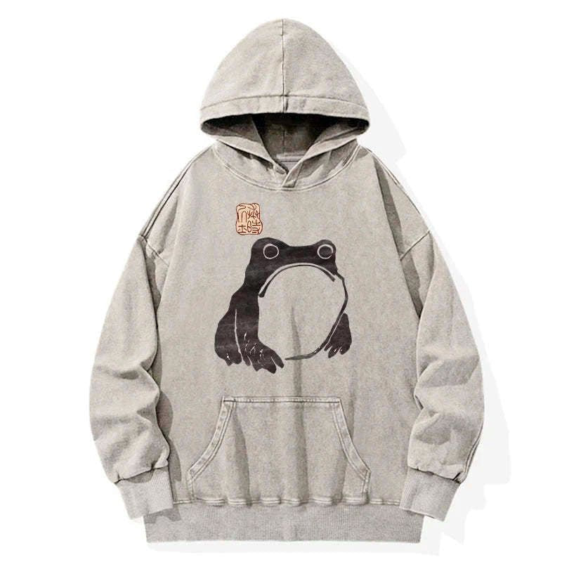 Vintage Washed Hoodie for Streetwear