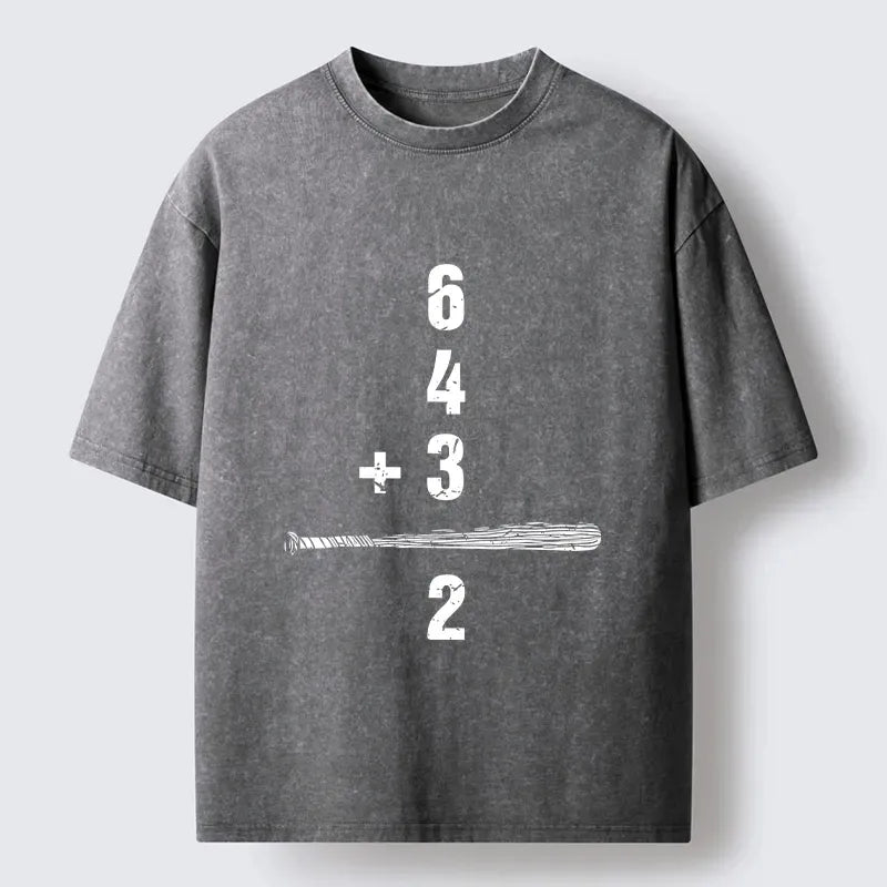 Kyoto-Lion Baseball Double Kill Washed T-Shirt