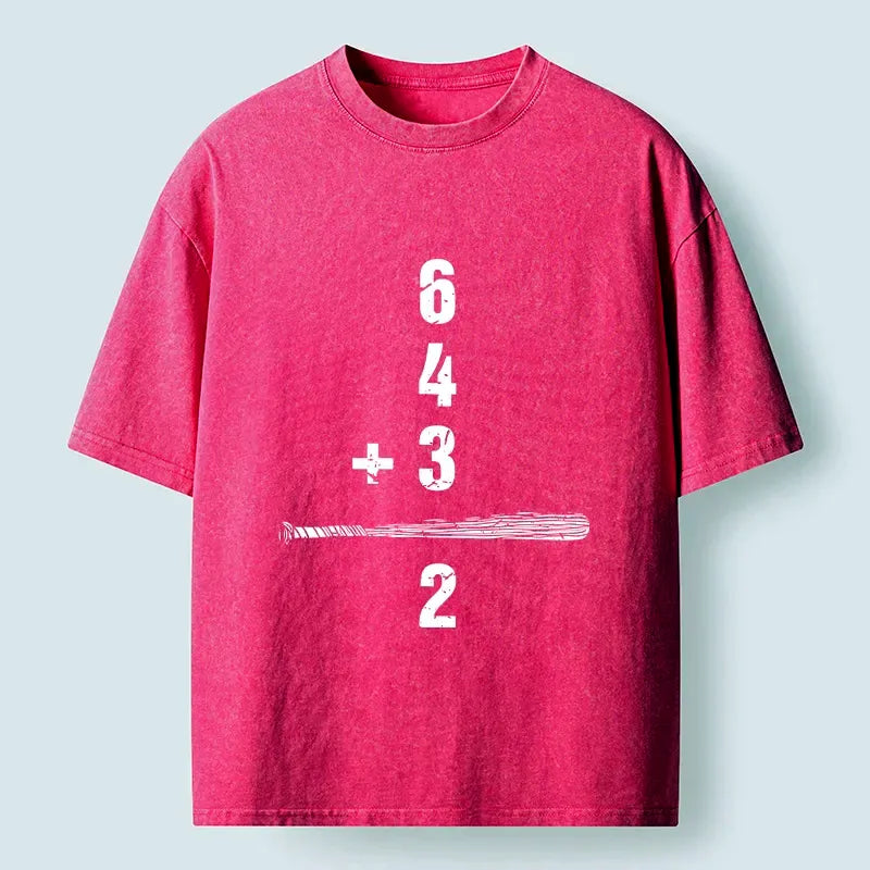 Kyoto-Lion Baseball Double Kill Washed T-Shirt
