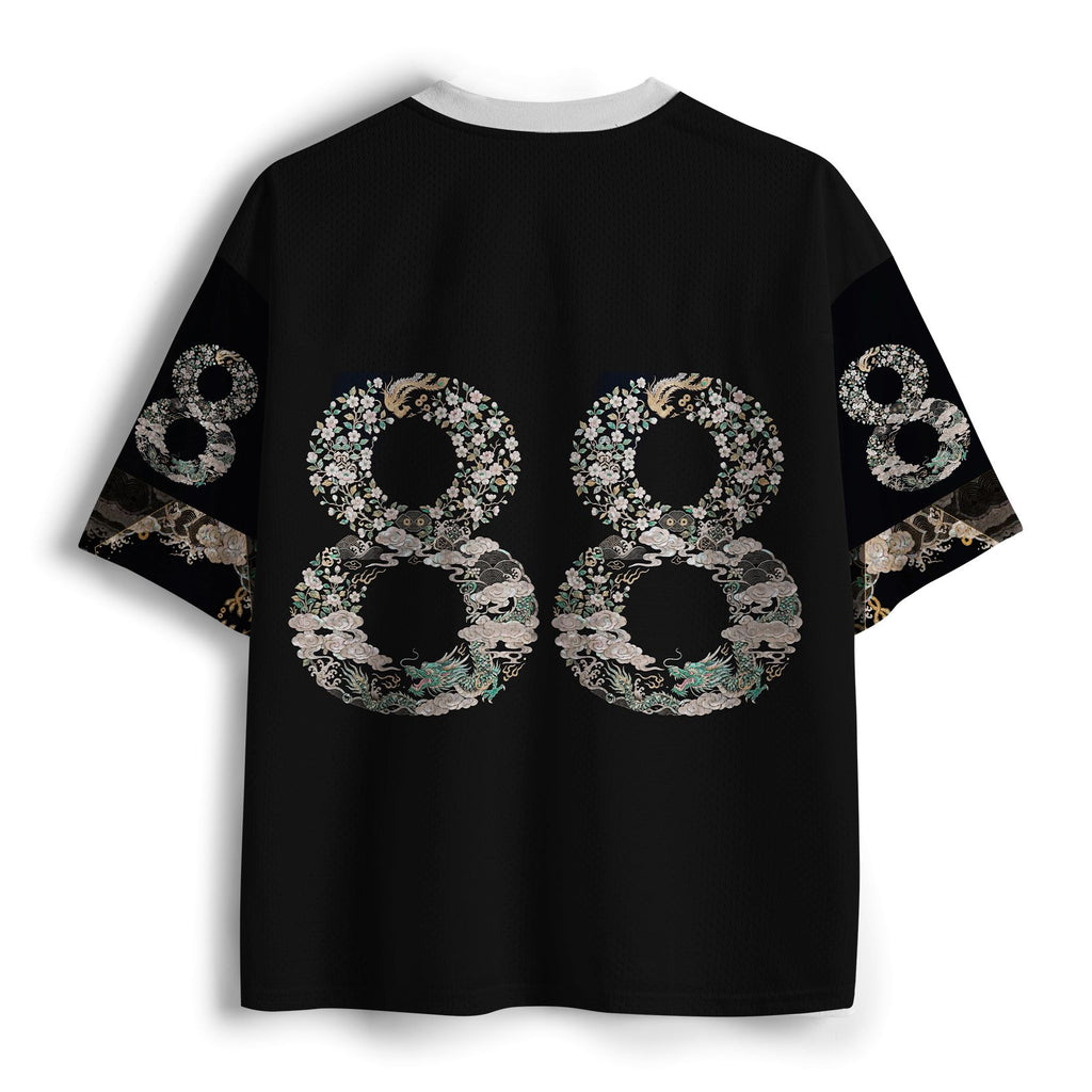 Kyoto-Lion Celestial Dragon Of The Storm Mesh Jersey