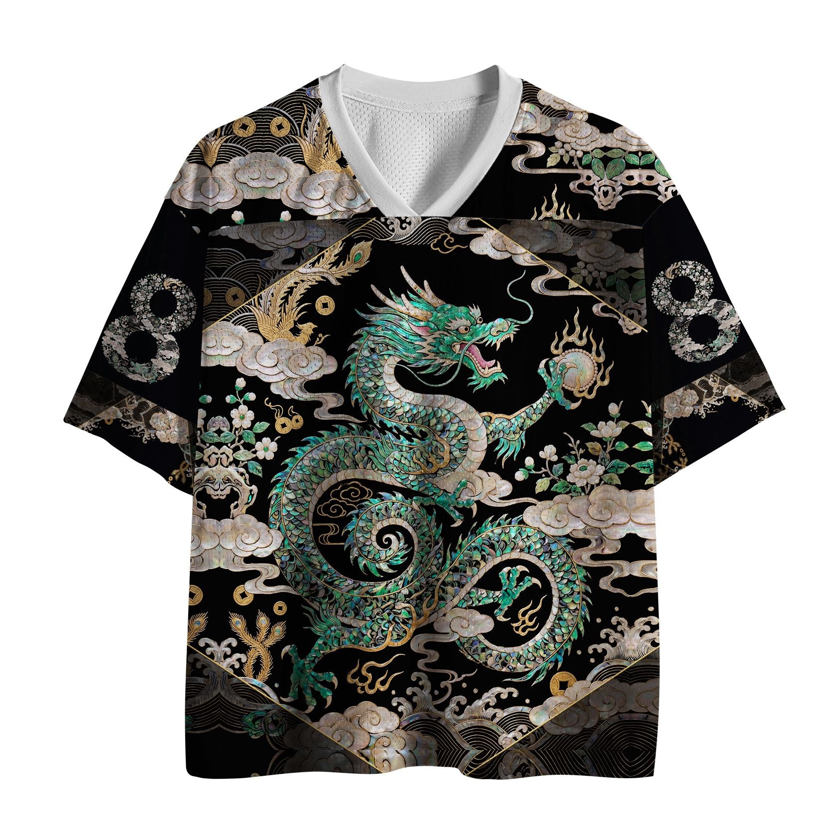 Kyoto-Lion Celestial Dragon Of The Storm Mesh Jersey