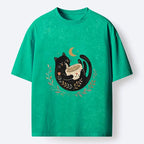 comfortable japanese cat t-shirt for daily wear