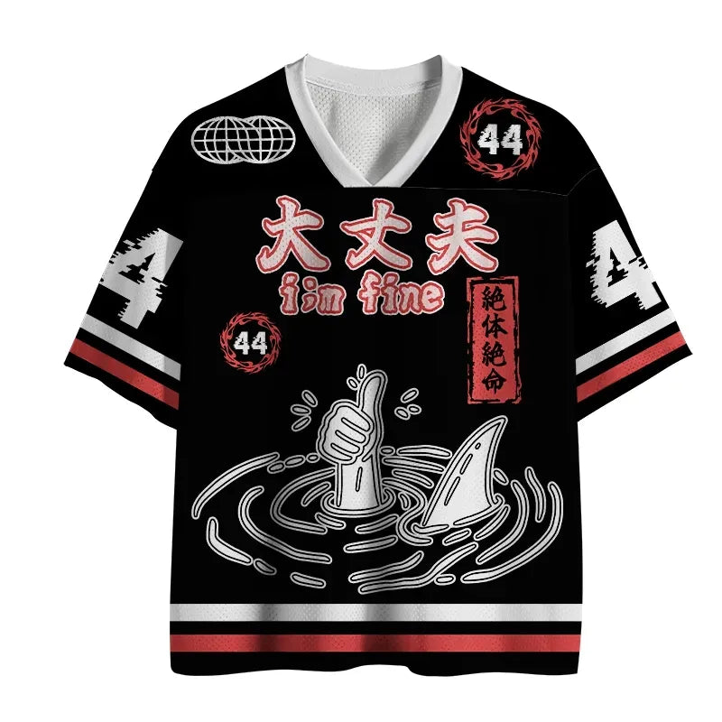Japanese Mesh Jersey for Streetwear