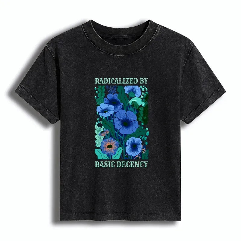 Kyoto-Lion Pure Radicalism Women's Washed T-shirt