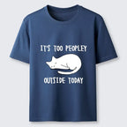 japanese vintage meme cat t-shirt for casual wear