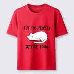 japanese vintage meme cat t-shirt for casual wear