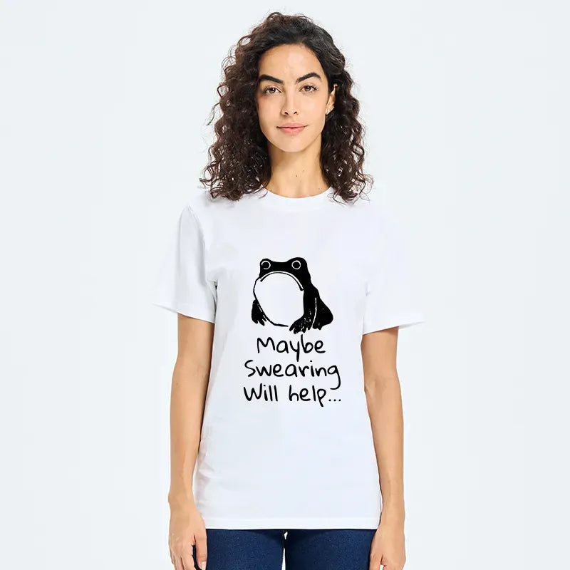 Japanese Unhappy Frog T-Shirt for Daily Wear
