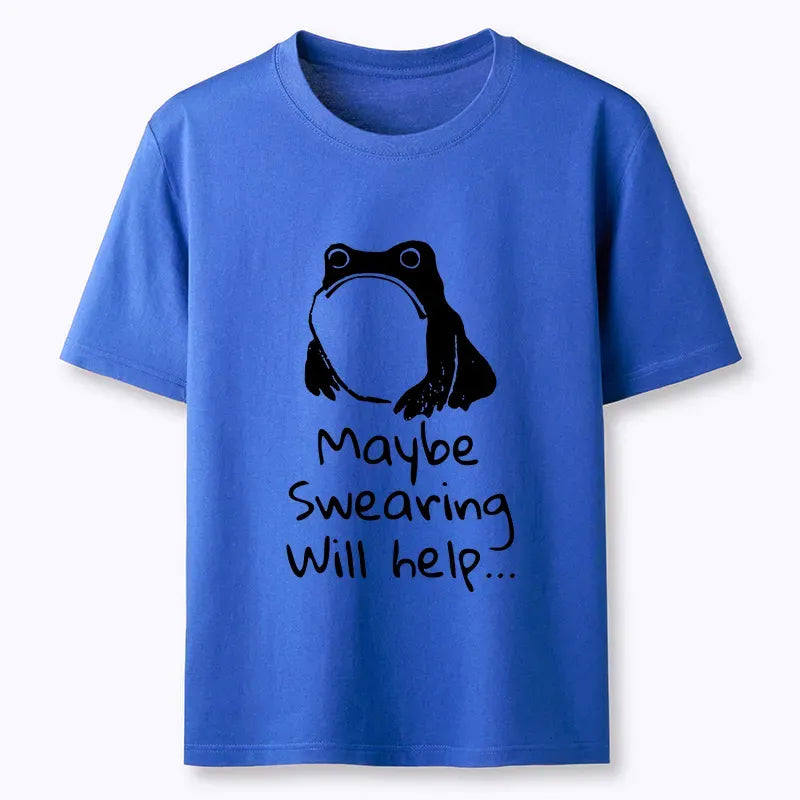 Japanese Unhappy Frog T-Shirt for Daily Wear