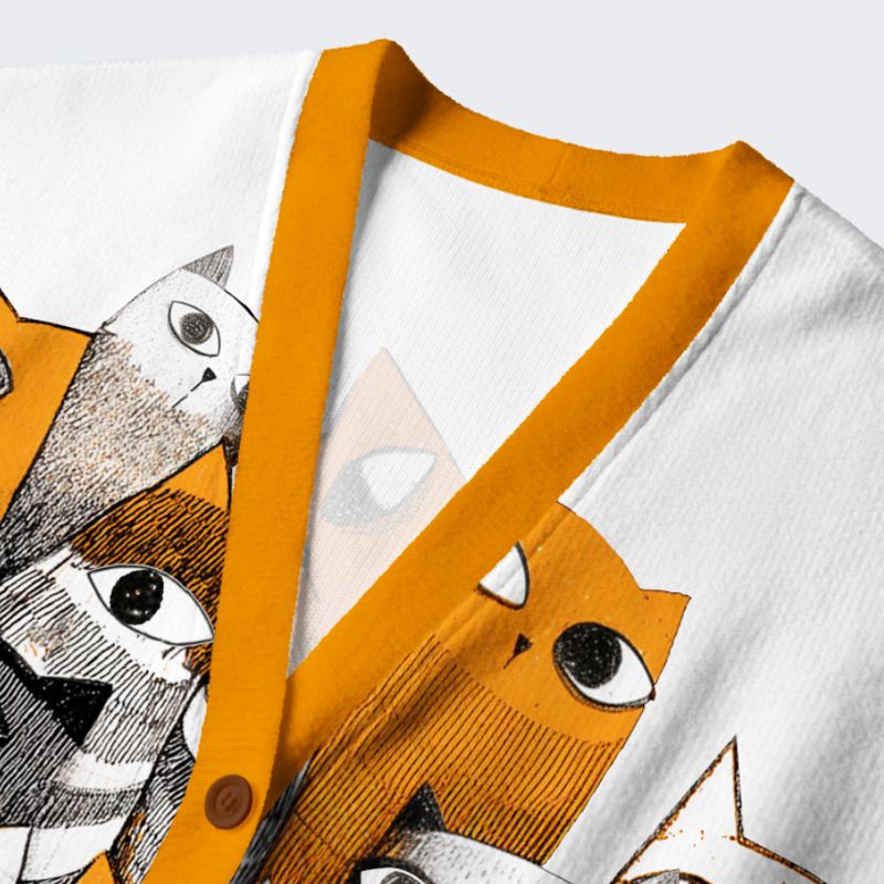 unisex cat cardigan for daily wear