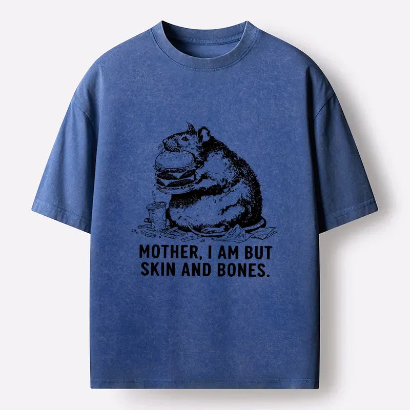 Obese Rat Washed T-Shirt for Everyday