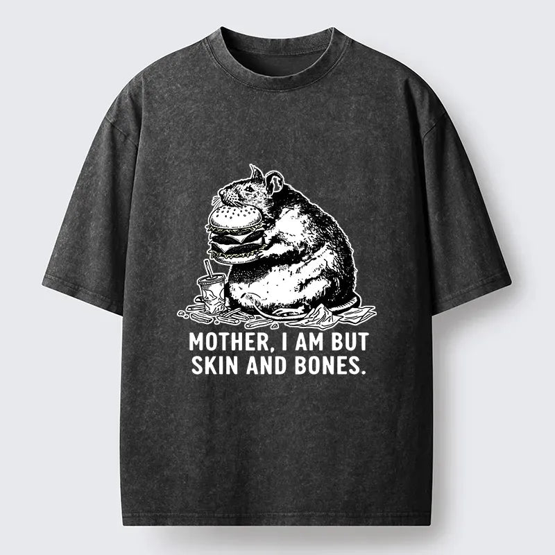 Obese Rat Washed T-Shirt for Everyday