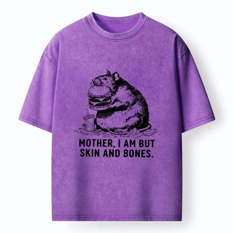 Kyoto-Lion Obese Rat Funny Washed T-Shirt