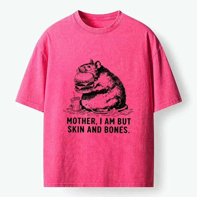 Obese Rat Washed T-Shirt for Everyday